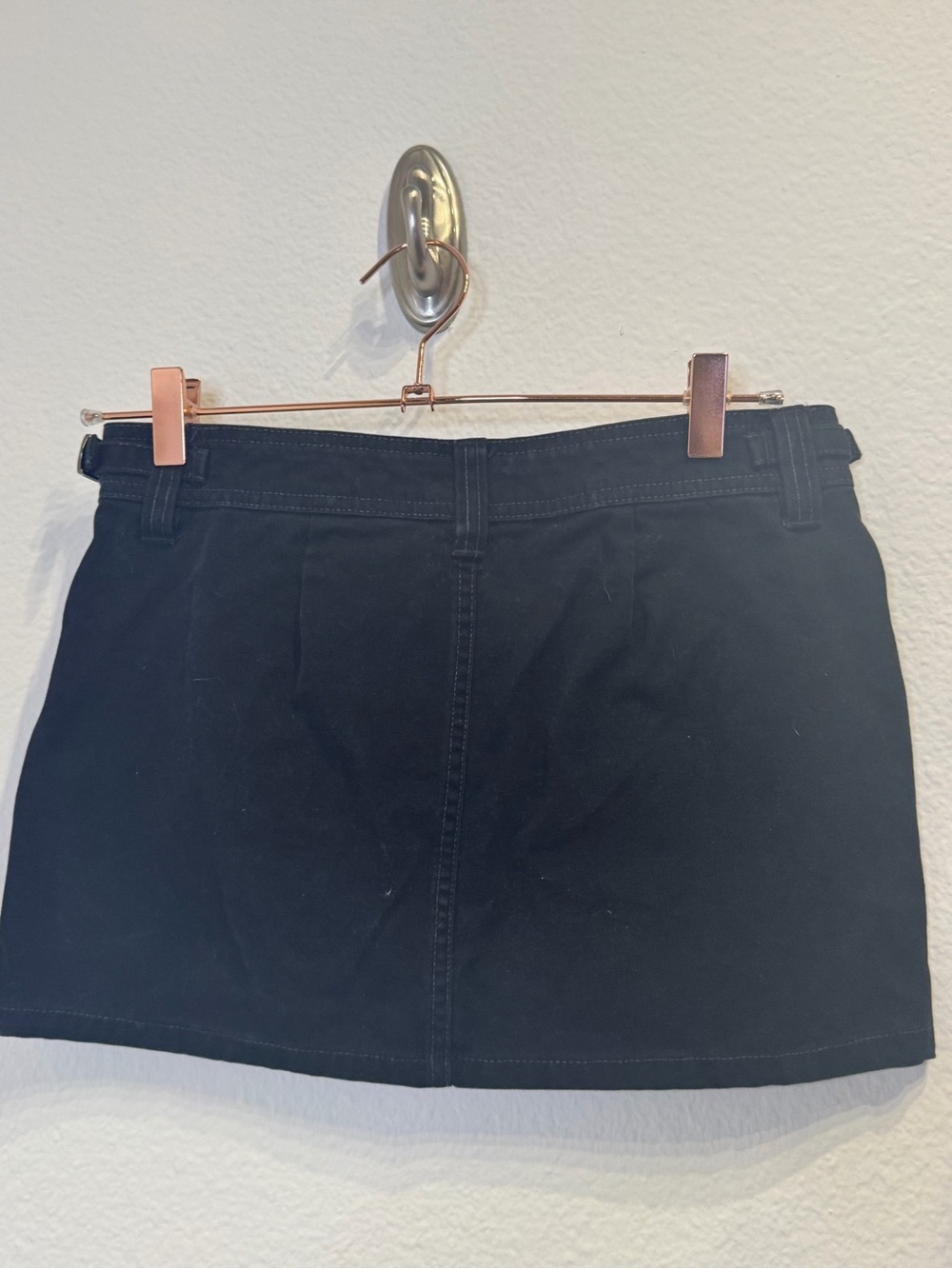 Aritzia Black Front-Pocket Mini Skirt - Picture 10 of 11